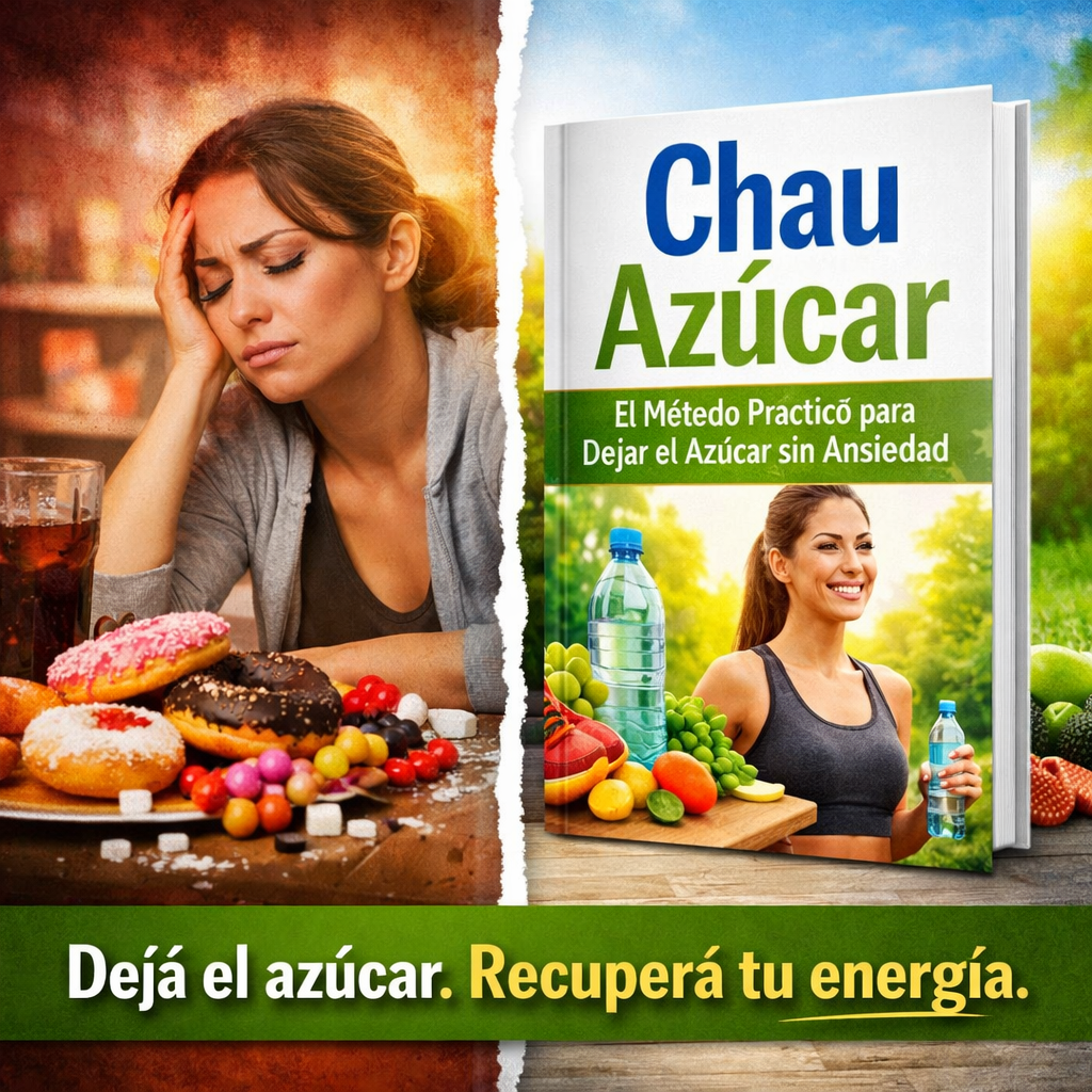 Chau Azúcar – El método práctico para dejar el azúcar sin ansiedad y recuperar tu Energía
